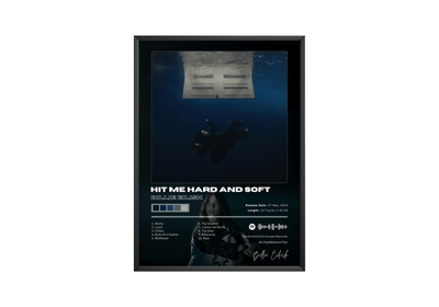 Billie Eilish 'Hit Me Hard And Soft' Album Poster - Posters, Prints & Wall Art | HYPE Posters