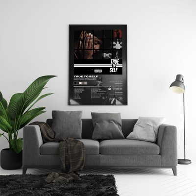 Bryson Tiller 'True To Self' Album Poster - Posters, Prints & Wall Art | HYPE Posters