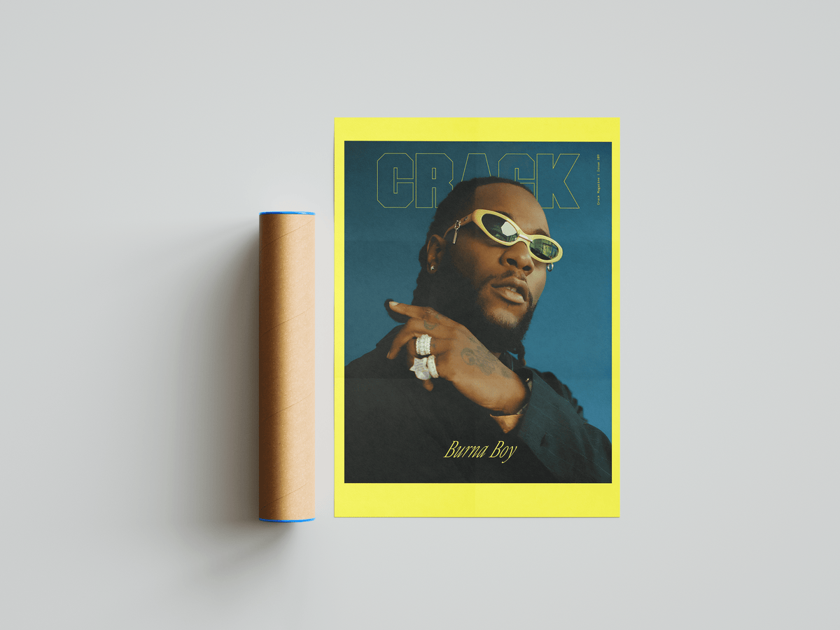 Burna Boy 'Crack Magazine' Poster - Posters, Prints & Wall Art | HYPE Posters