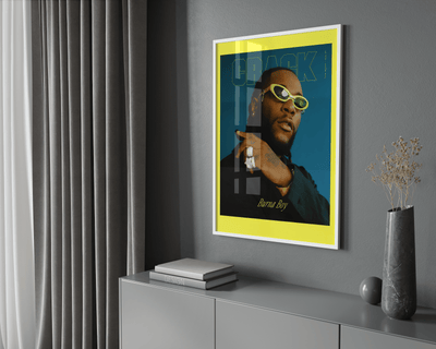 Burna Boy 'Crack Magazine' Poster - Posters, Prints & Wall Art | HYPE Posters