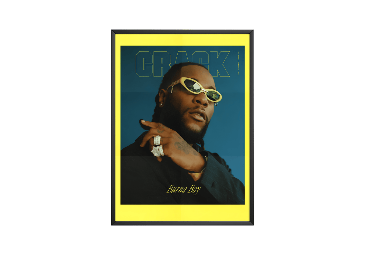 Burna Boy 'Crack Magazine' Poster - Posters, Prints & Wall Art | HYPE Posters