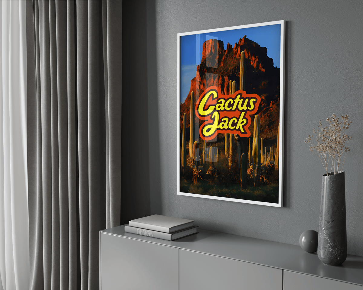 Cactus Jack Mountains Poster - Posters, Prints & Wall Art | HYPE Posters