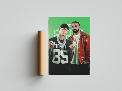 Central Cee & Drake Poster - Posters, Prints & Wall Art | HYPE Posters