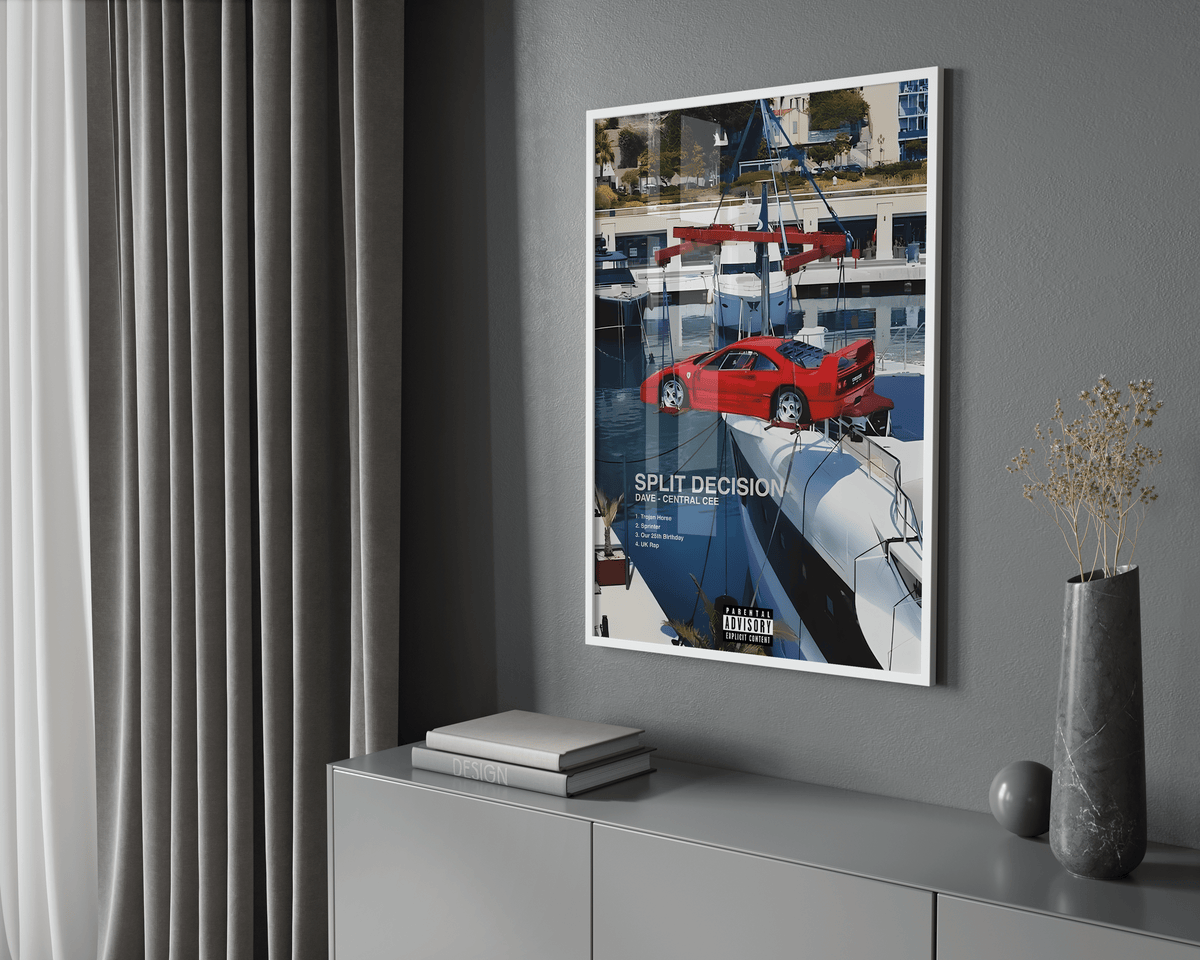 Central Cee Split Decision Poster - Posters, Prints & Wall Art | HYPE Posters