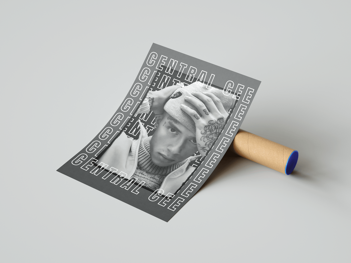 Central Cee 'Writing' Poster - Posters, Prints & Wall Art | HYPE Posters
