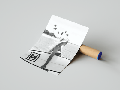 Chanel Surf Poster - Posters, Prints & Wall Art | HYPE Posters