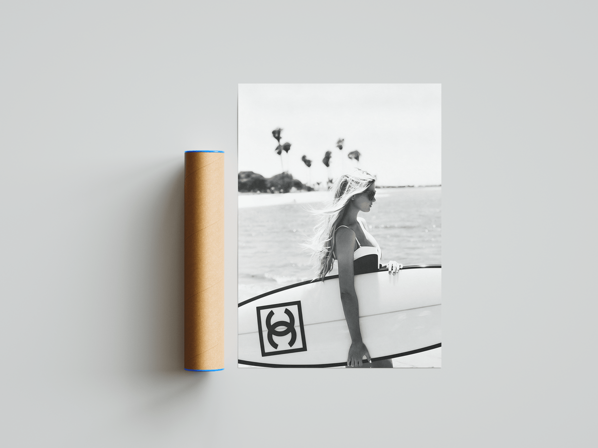 Chanel Surf Poster - Posters, Prints & Wall Art | HYPE Posters