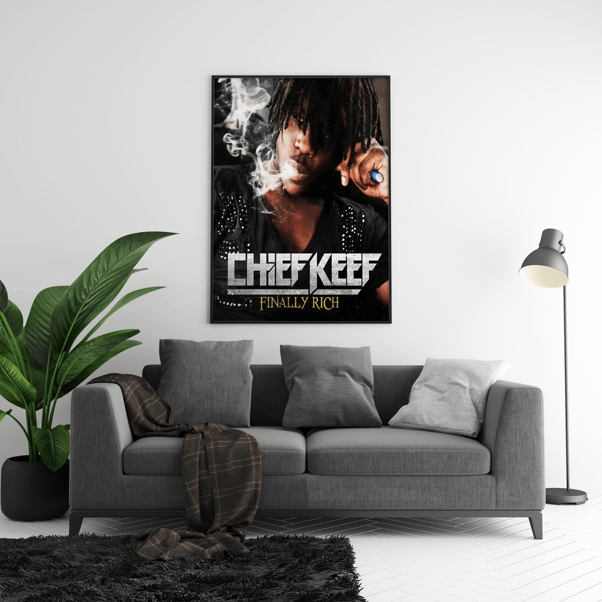 Chief Keef 'Finally Rich' Poster - Posters, Prints & Wall Art | HYPE Posters