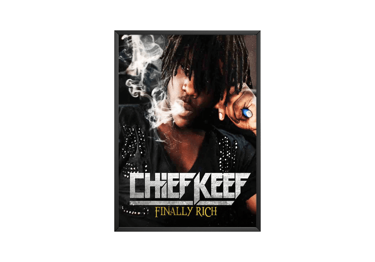 Chief Keef 'Finally Rich' Poster - Posters, Prints & Wall Art | HYPE Posters