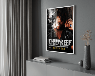 Chief Keef 'Finally Rich' Poster - Posters, Prints & Wall Art | HYPE Posters