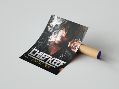 Chief Keef 'Finally Rich' Poster - Posters, Prints & Wall Art | HYPE Posters