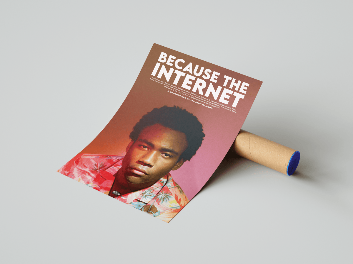 Childish Gambino 'Because The Internet' Poster - Posters, Prints & Wall Art | HYPE Posters