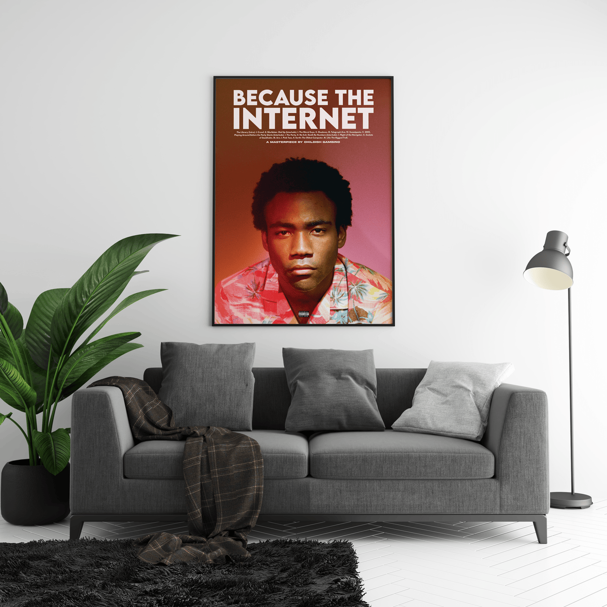 Childish Gambino 'Because The Internet' Poster - Posters, Prints & Wall Art | HYPE Posters