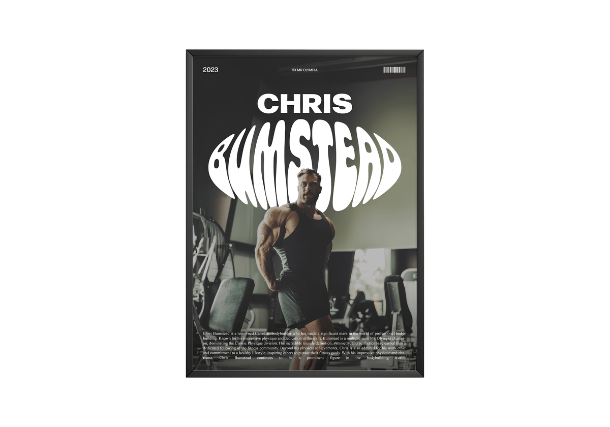 Chris Bumstead 'Mr Olympia' Poster - Posters, Prints & Wall Art | HYPE Posters