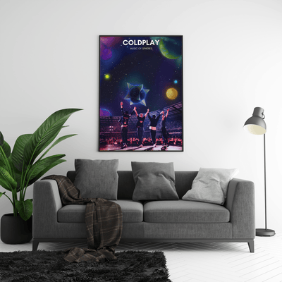 Coldplay 'Music Of Spheres' Poster - Posters, Prints & Wall Art | HYPE Posters