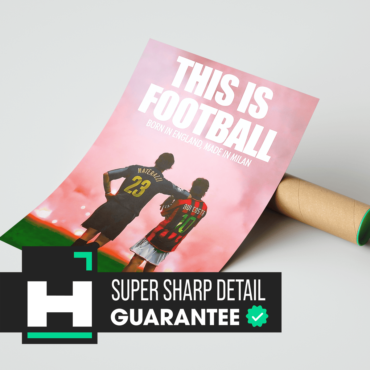 Costa & Materazzi 'This Is Football' Poster - Posters, Prints & Wall Art | HYPE Posters
