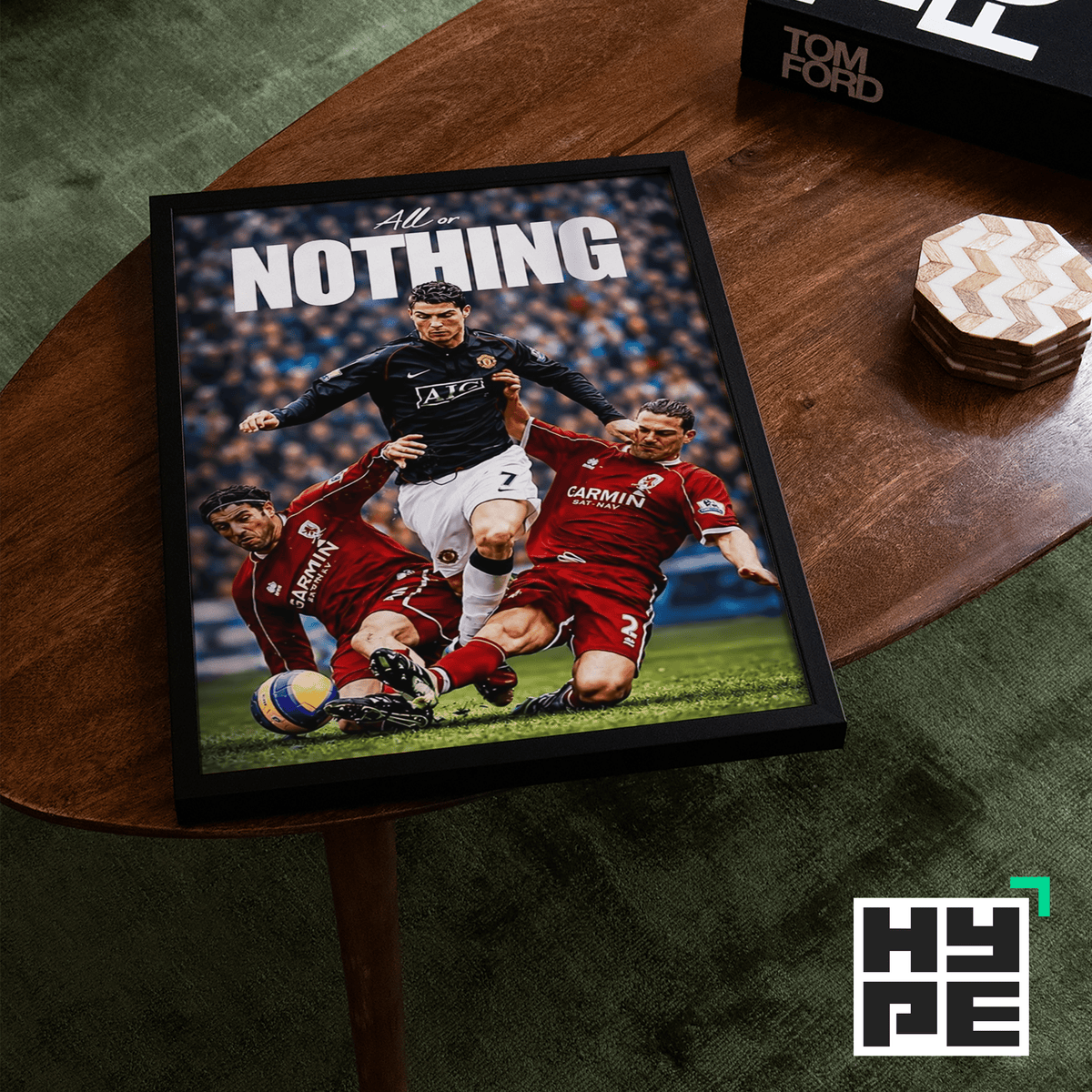 Cristiano Ronaldo ‘All Or Nothing’ Poster - Posters, Prints & Wall Art | HYPE Posters