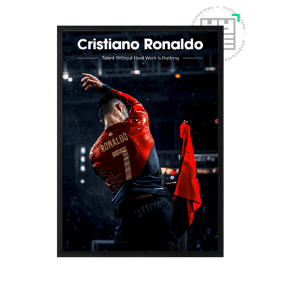 Cristiano Ronaldo 'Hard Work' Poster - Posters, Prints & Wall Art | HYPE Posters