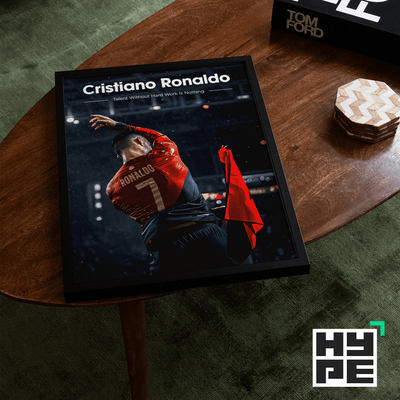 Cristiano Ronaldo 'Hard Work' Poster - Posters, Prints & Wall Art | HYPE Posters