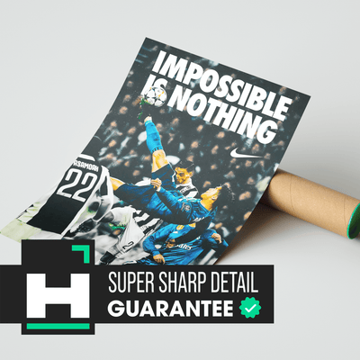 Cristiano Ronaldo 'Impossible Is Nothing' Poster - Posters, Prints & Wall Art | HYPE Posters