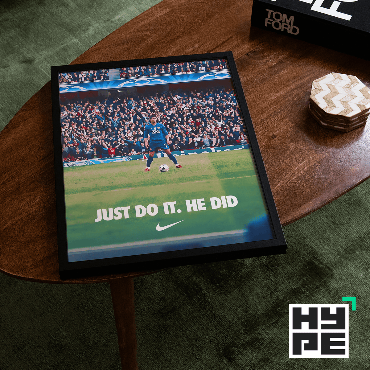 Cristiano Ronaldo 'Never Too Far' Poster - Posters, Prints & Wall Art | HYPE Posters