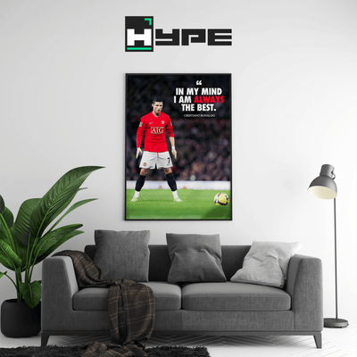 Cristiano Ronaldo 'The Best' Poster - Posters, Prints & Wall Art | HYPE Posters