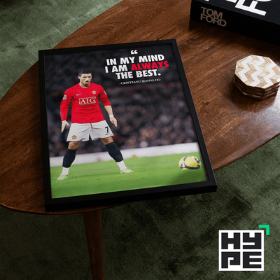 Cristiano Ronaldo 'The Best' Poster - Posters, Prints & Wall Art | HYPE Posters