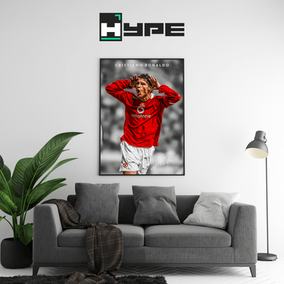Cristiano Ronaldo Vintage Poster - Posters, Prints & Wall Art | HYPE Posters