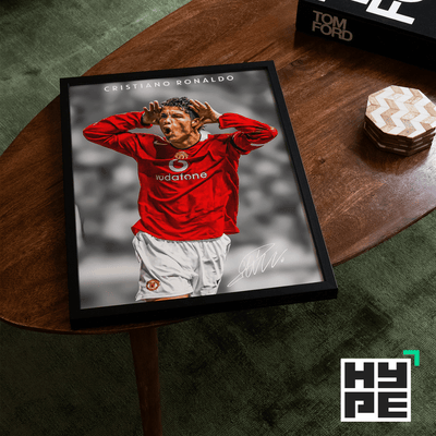 Cristiano Ronaldo Vintage Poster - Posters, Prints & Wall Art | HYPE Posters