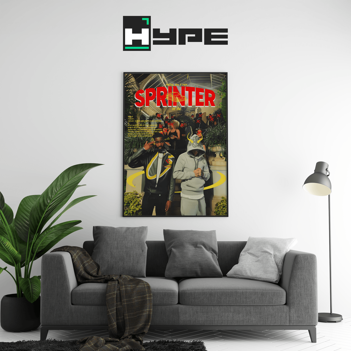 Dave & Central Cee Sprinter Poster - Posters, Prints & Wall Art | HYPE Posters