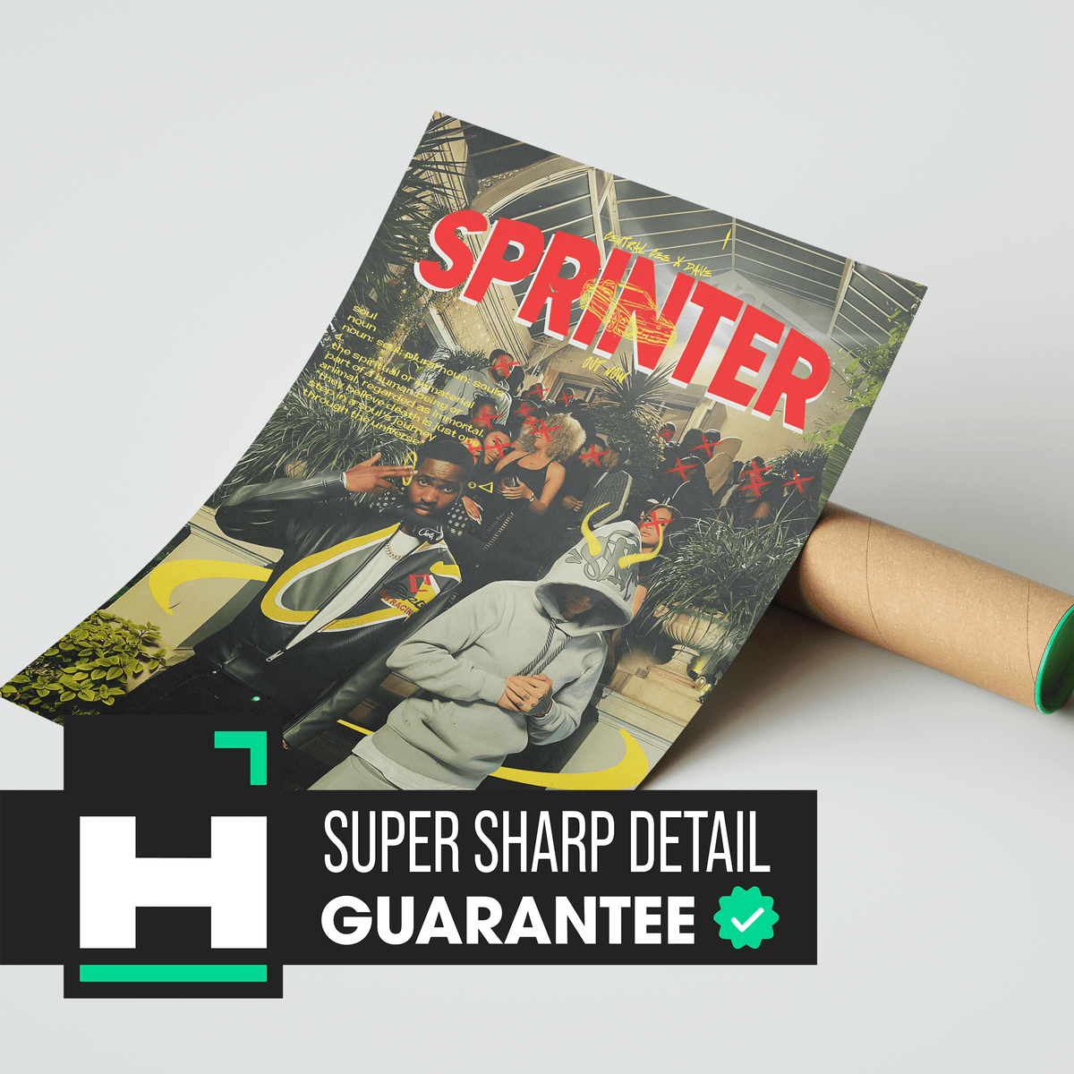Dave & Central Cee Sprinter Poster - Posters, Prints & Wall Art | HYPE Posters