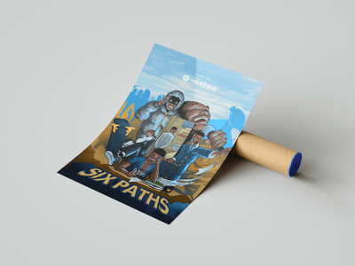 Dave 'Six Paths' Spotify Poster - Posters, Prints & Wall Art | HYPE Posters