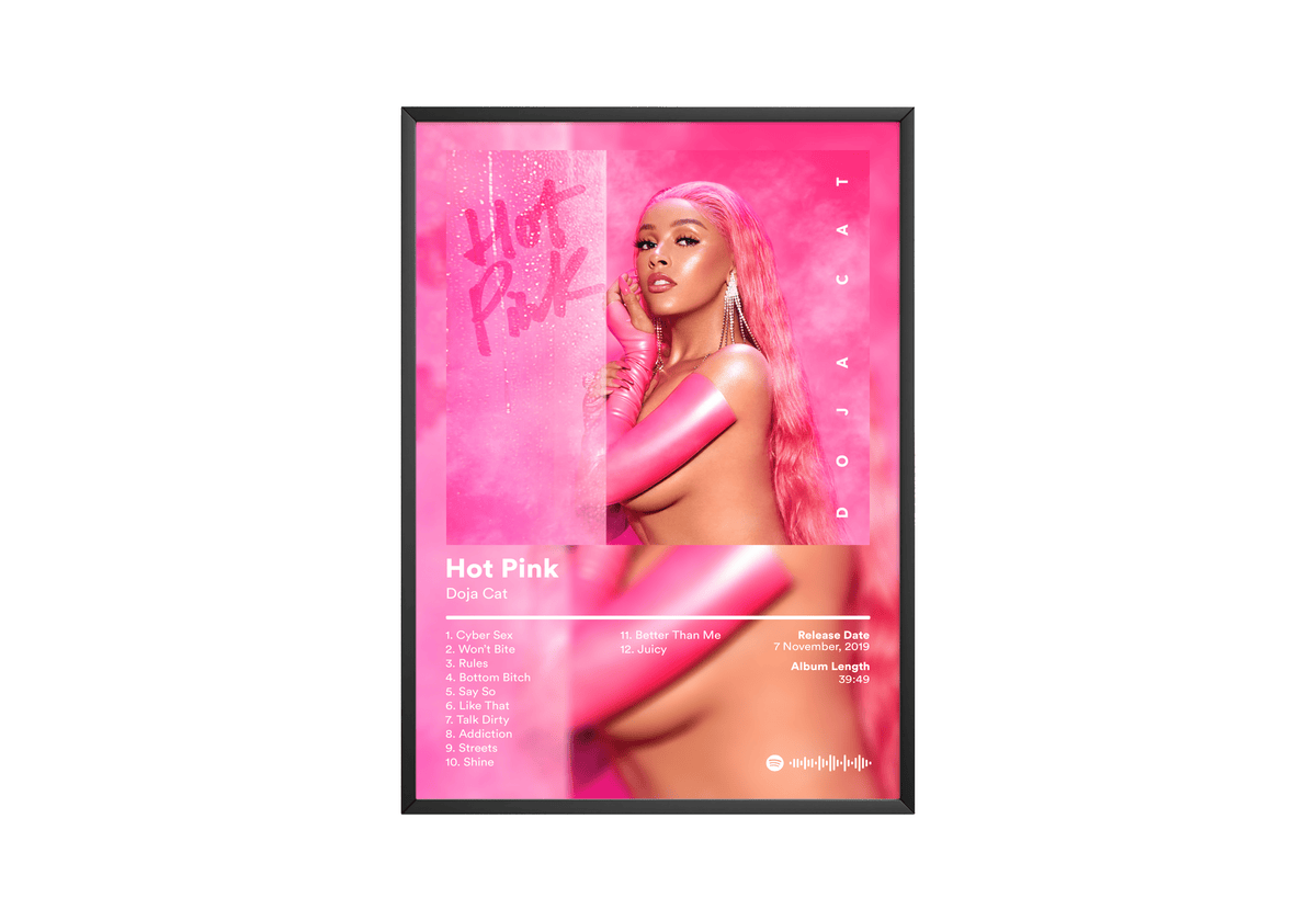 Doja Cat 'Hot Pink' Album Poster - Posters, Prints & Wall Art | HYPE Posters