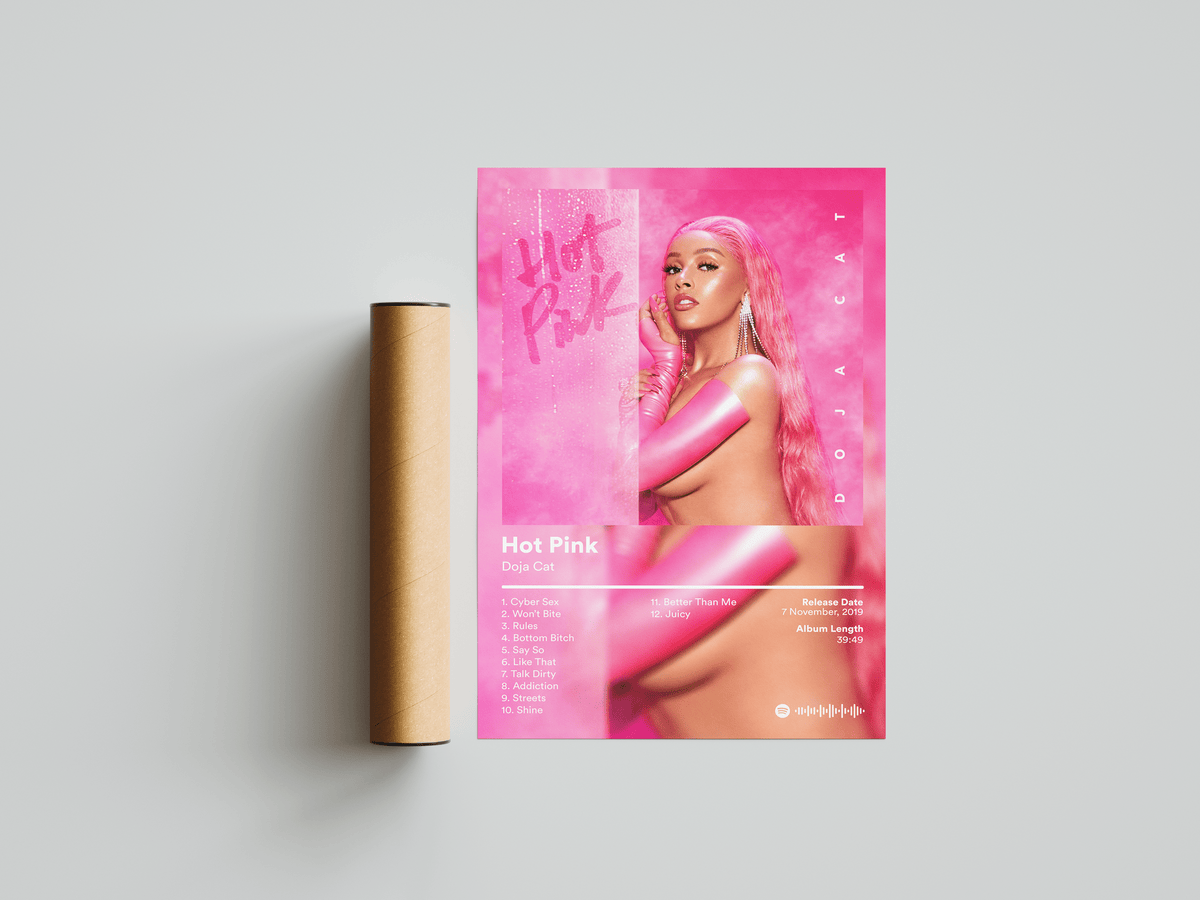 Doja Cat 'Hot Pink' Album Poster - Posters, Prints & Wall Art | HYPE Posters