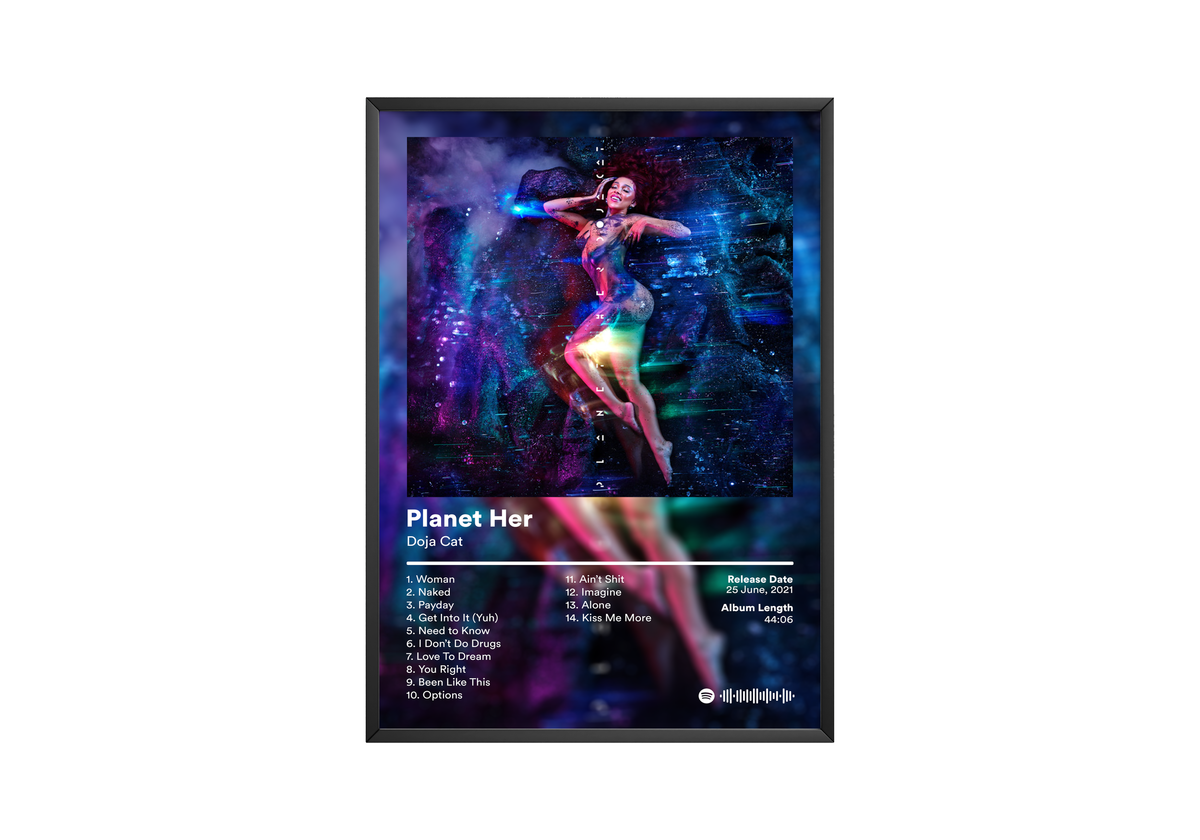 Doja Cat 'Planet Her' Album Poster - Posters, Prints & Wall Art | HYPE Posters