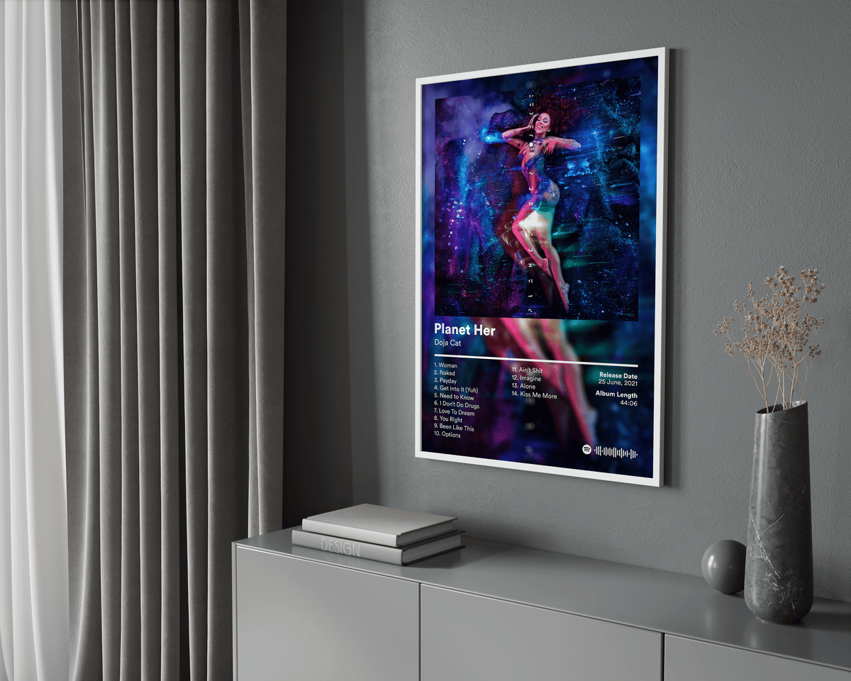 Doja Cat 'Planet Her' Album Poster - Posters, Prints & Wall Art | HYPE Posters