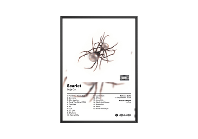 Doja Cat 'Scarlet' Album Poster - Posters, Prints & Wall Art | HYPE Posters