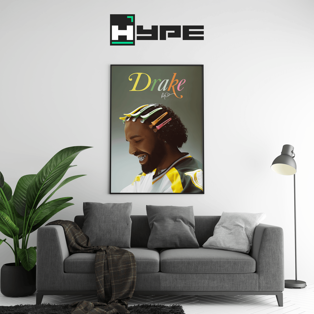 Drake Art Poster - Posters, Prints & Wall Art | HYPE Posters