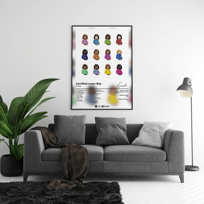 Drake 'Certified Lover Boy' Album Poster - Posters, Prints & Wall Art | HYPE Posters