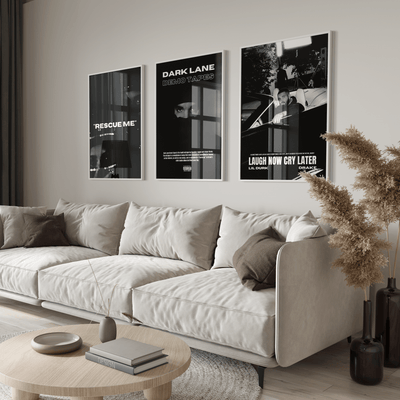 Drake 'Dark Lane' Aesthetic Poster Set - Posters, Prints & Wall Art | HYPE Posters