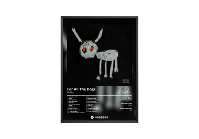 Drake - "For All The Dogs" Album Poster - Posters, Prints & Wall Art | HYPE Posters