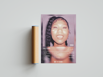 Drake 'Her Loss' Album Poster - Posters, Prints & Wall Art | HYPE Posters