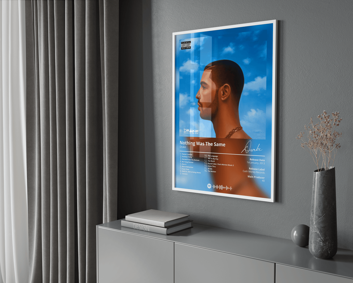 Drake 'Nothing Was The Same' Album Poster - Posters, Prints & Wall Art | HYPE Posters