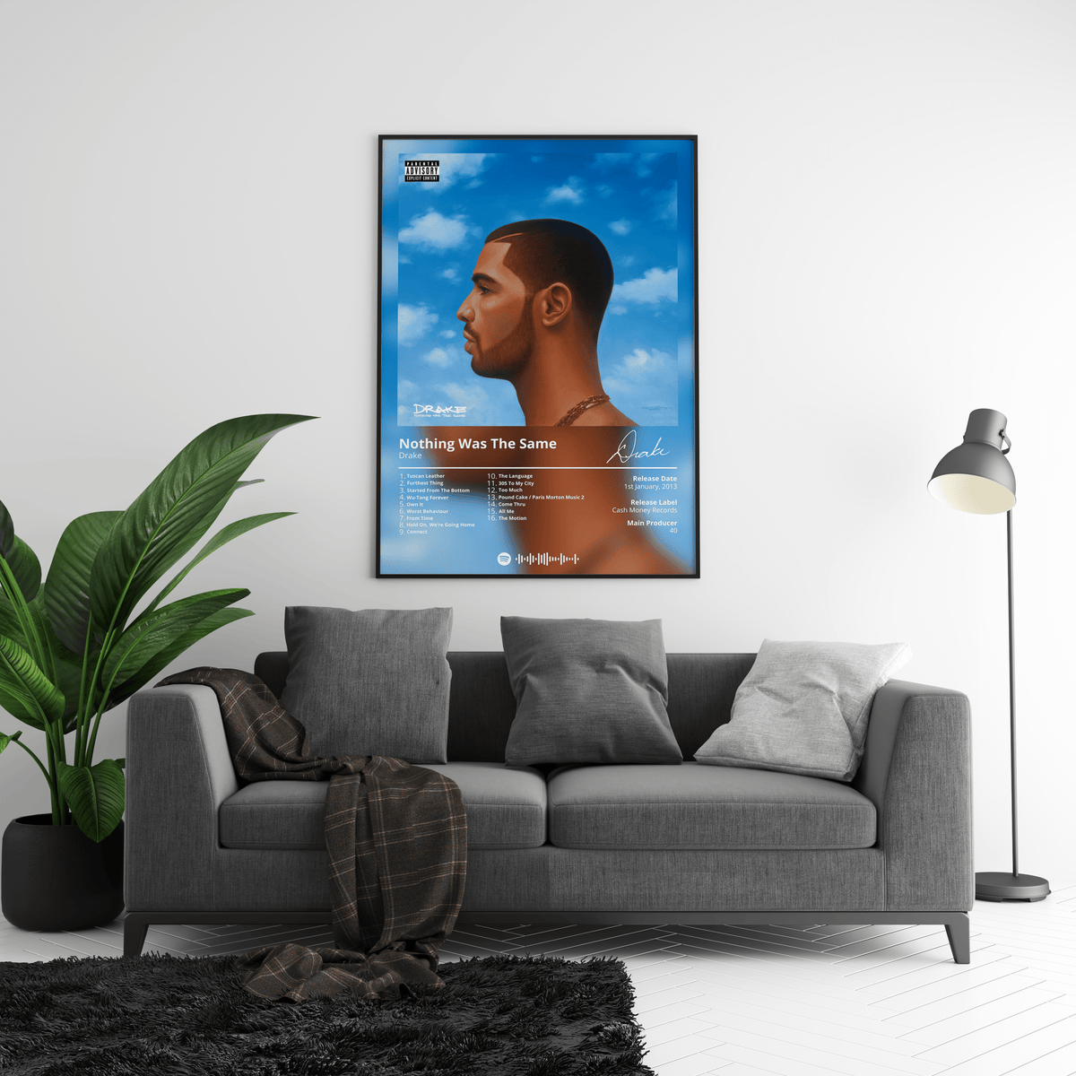 Drake 'Nothing Was The Same' Album Poster - Posters, Prints & Wall Art | HYPE Posters