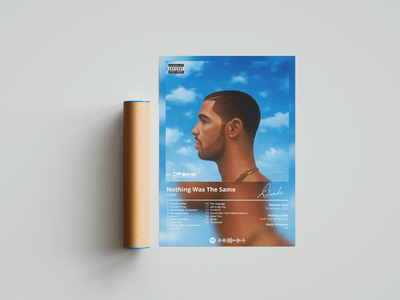 Drake 'Nothing Was The Same' Album Poster - Posters, Prints & Wall Art | HYPE Posters
