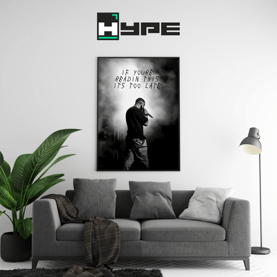 Drake Too Late Poster - Posters, Prints & Wall Art | HYPE Posters