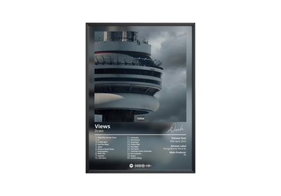 Drake 'Views' Album Poster - Posters, Prints & Wall Art | HYPE Posters