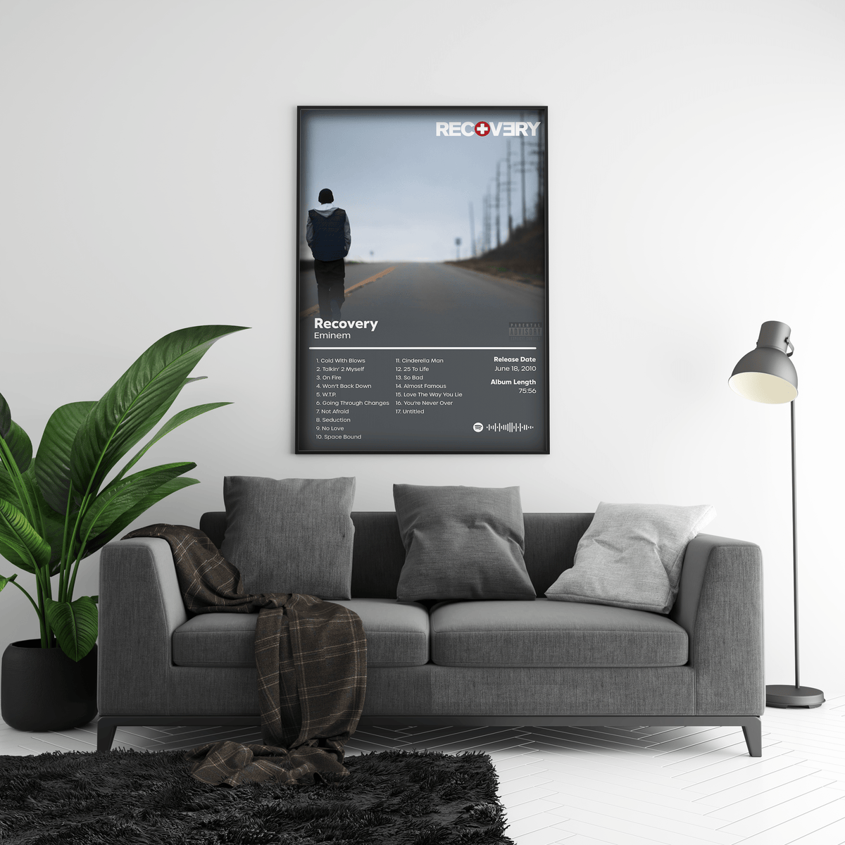 Eminem 'Recovery' Album Poster - Posters, Prints & Wall Art | HYPE Posters