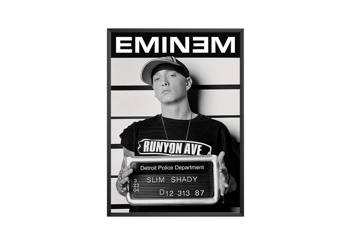 Eminem 'Slim Shady' Poster - Posters, Prints & Wall Art | HYPE Posters