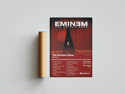Eminem 'The Eminem Show' Album Poster - Posters, Prints & Wall Art | HYPE Posters